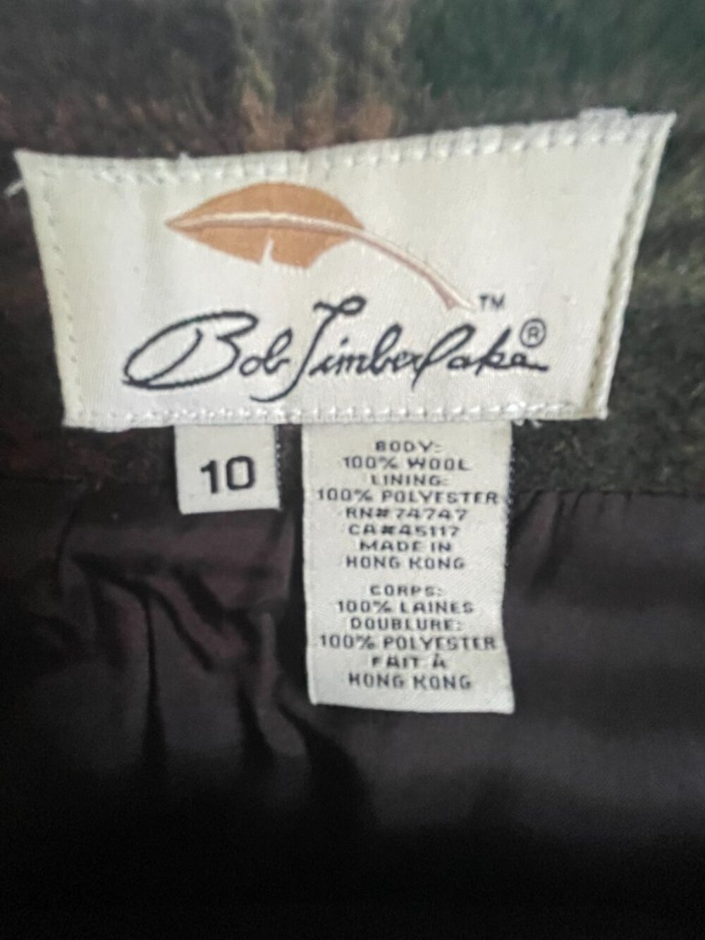 Bob Timberlake Wool Plaid Fringe Wrap Skirt 10 Leather Buckles - Picture 5 of 9